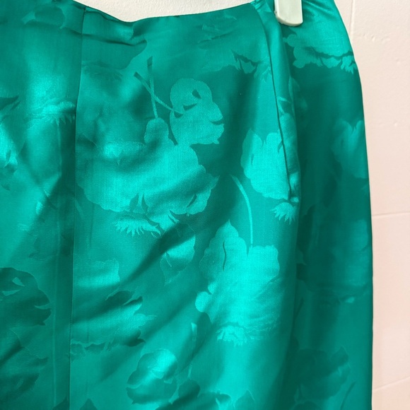 Vintage Silk Midi Skirt - Picture 7 of 8